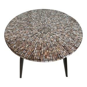 자개테이블 티테이블 나전칠기 자개찻상 나전칠기밥상 나전칠 50x52cm 자개밥상 침실