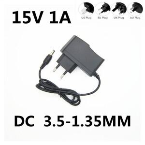AC/DC 어댑터 전원 공급 장치 EU 플매트 카펫 러그 DC 15V 1A 1000ma AC 100-240V 컨버터 충전기 3.5x1.35m
