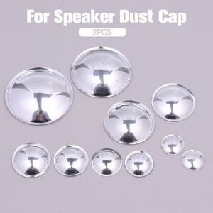 스피커 먼지 캡 우퍼 라우드 커버 밝은 은색 20mm 수리 오디오 액세서리 DIY 2 개