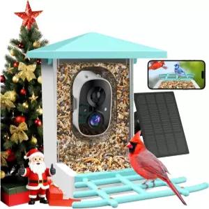카메라 스마트 버드 피더 AI로 16000마리 이상의 새 5W 태양광 170° 뷰 동작 감지 u2013년 조류 애호가