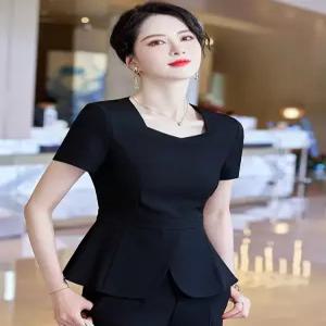 데스크 유니폼 물리치료사 미용실 피부관리사