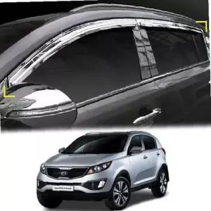 스포티지R 윈도우바이저 크롬 썬바이저 윈도우몰딩