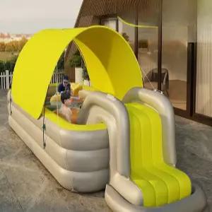 원터치 무선 물놀이 자동 2.1M(4인용) 이동식 성인용 펌프