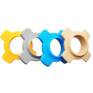 무선 휴대용 KTV 및 노래방 콘덴서 마이크용 충격 방지 링이 있는 마조스카 4팩 마이크 실리콘 보호 슬리브 - 낙하 커버