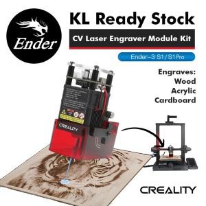 Creality CV-레이저 조각 모듈 Ender 3 S1 Pro 프린터용 24V 1.6W 5W 정밀 포커싱 그을음 흡수