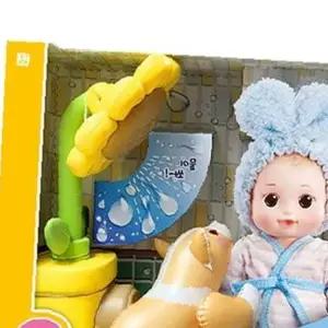 쌍문상회 인형놀이 강아지랑 샤워기로 쏴아 콩콩이 목욕 아기 장난감