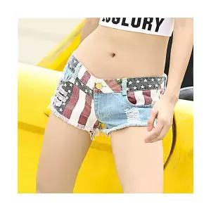 여자 청반바지 청바지 찢청 데님 핫팬츠 클럽 비치 ST4