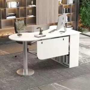 ㄱ자책상L자 코너 테이블 코너형책상 기역자 월넛 자책상자