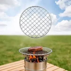 고품질 헬로그릴 304스텐 원형 미니 석쇠 15cm 캠핑 그릴망 (WFKDVVB)