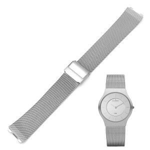 [미국배송] 더에이지 20MM 스프링 바 스테인리스 스틸 시계 밴드 교체 스카겐 233L 시리즈 밀라노 메시 스트랩용