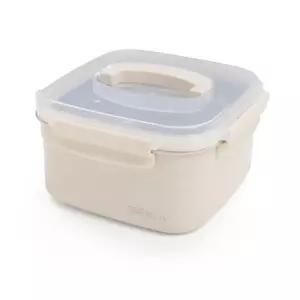 스텐맘 세라믹 컬러정사각 핸디2호 밀폐용기(3.7L)밀폐 반찬통 김치보관 스테인레스밀폐 밀폐 전자레인지