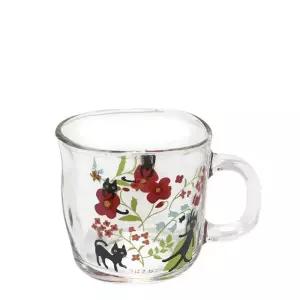 커피머그 동백 320ml set컵셋트 생맥주잔 찻세 아이스 유리텀블러 예쁜 템블러 업소용 카푸치노 디자인 유