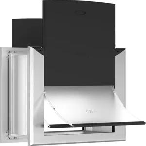 벽 개 도어용 초대형 펫 도어 외벽용 2플랩 대형 도기 슬라이딩 잠금 패널 최대 220파운드 반려동물용.