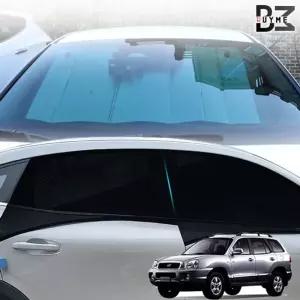 싼타페CM 차박 캠핑 모기장 햇빛가리개세트량용커텐 자동 풀세트 커튼 량가리개 량용 썬바이저 카커