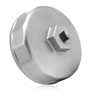 QQWD 오일 필터 렌치, 헤비 듀티 74mm 14 플루트 캡 렌치 제거 도구 메르세데스 벤츠, 아우디, 폭스바겐, 포르쉐, 마쓰다, 스프린터 셀렉트 모빌1, 보쉬, 말레와 호환 가능