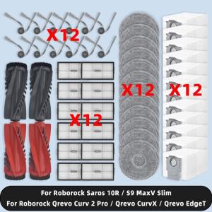 보라식 호환 ( Roborock Qrevo Curv 2 Pro / EdgeT Saros 10R S9 MaxV Slim ) 예비 부품 액세서리 메인 사