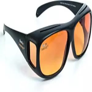 편광 LED GlareCut 기술이 적용된 안경 도수 위에 착용 가능 남녀 공용 야간 운전용 눈부심 방지 UV 차단