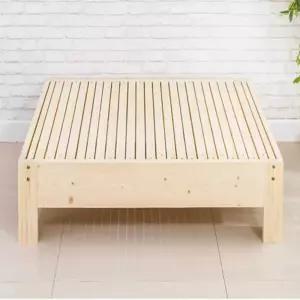 확장형 원목평상 폴딩 침대 매트리스 길이조절