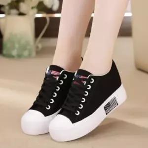 6cm 속굽 키높이 스니커즈 캔버스화 클래식 신발
