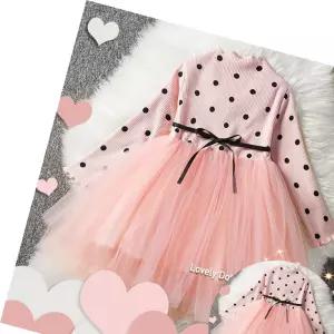 공주드레스 여아 핑크 도트 샤원피스