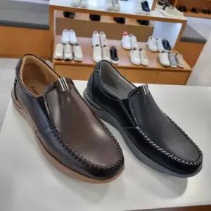 엘칸토 HC09 남성 초경량 웨빙포인트 슬립온 (블랙/다크브라운) LCMC75U613-1