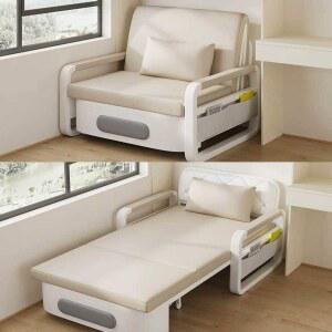 소파 침대 수납형 메모리폼 다기능 변신가구 쇼파베드 테이블 쇼파 접이식 118CM 소파겸