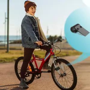 MOL 자전거 사운드 메이커 배기 시스템 오토바이 4pcs 블랙처럼 소리를 냅니다