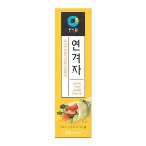 청정원 연겨자 95g 1개 간식 방과후 발렌타인데이 생일파티 학교 어린이집