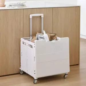 한샘 핸디 360도 회전 폴딩카트 XL 다용도 장바구니 카트