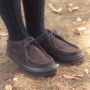 반스 카버 로우 모카신 브라운 블랙 왈라비맛 V398