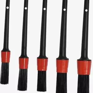 디테일 세차 브러쉬 5P 미니브러쉬 실내세차용품 WEC9D70