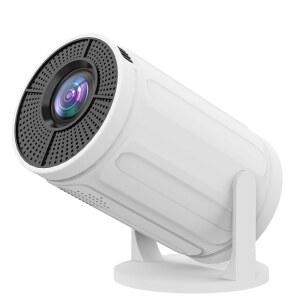 WiFi가 탑재된 미니 프로젝터, 720P HDMI 150 ANSI 휴대용 경량 조절 각도 스탠드, 수동 초점, 스마트폰 / TV 박스 노트북과 호환, 홈 엔터테인먼트용