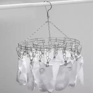 ( )잔솔 스텐 양말 건조대 빨래집게 수건 걸이 옷걸이