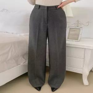 [모리스커밍홈][55-77]모던 버클 와이드 슬랙스_M2512PT117D