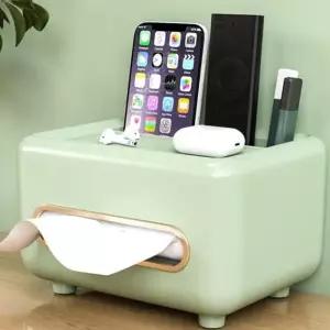 사각 수납함 케이스 티슈 다용도 방수 수납 리모콘 펜