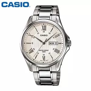 카시오 시계 MTP-1384D-7A 남성용 손목시계 메탈밴드 CASIO 정품
