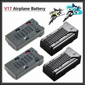 4D V17 RC 비행기 업그레이드 3.7V 1000mAh 4DRC 헬리콥터 배터리 Quadcopter 드론 교체 액세서리 부품