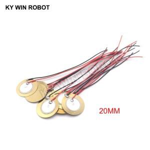 부저 라우드 스피커용 압전 피에조 세라믹 웨이퍼 플레이트 직경 20mm 10개