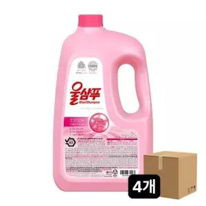 애경 울샴푸 오리지널 중성세제 3L 4개