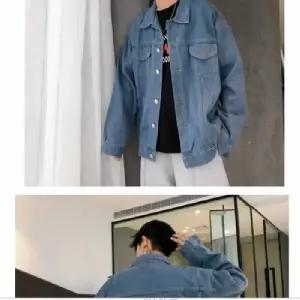 워싱 남자청자켓 트러커자켓 오버핏 데님자켓 아웃도어 캐주얼 간절기