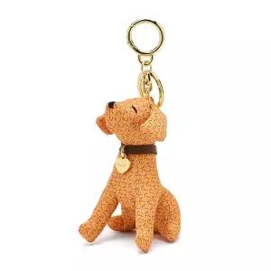 헤지스 HAZZYS 옐로우 로고패턴 퍼피 키링 HIHO4F107Y2