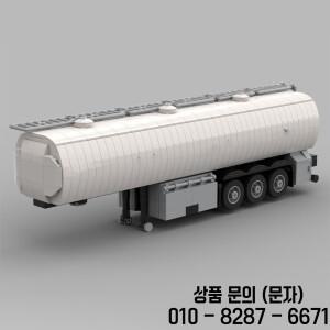 도시 서비스 자동차 모델 MOC 빌딩 벽돌 유럽 유조선 트레일러 형 기술 선물 휴일 조립 14세 이상 장난감