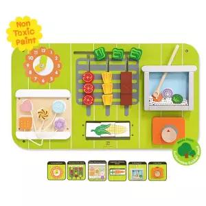 3세 여아방 창의력발달 쿠킹놀이 벽걸이교구 학습놀이 감각발달 인테리어효과