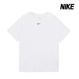 나이키 반팔티 NSW 에센셜 티셔츠 여성 화이트  FD4150-100