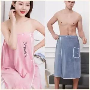 샤워가운 목욕 가운 타월 사우나 샤워 홈웨어  커플