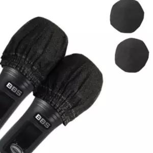 위생덮개 일회용 부직포 마이크 커버 2P 1set 블랙 마이크커버