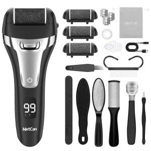 발용 전기 굳은살 제거제, 전문 페디큐어 도구 발 관리 키트, 휴대용 충전식 파일, 방수 스크러버 각질 제거에 완벽합니다