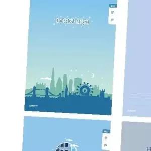 쌍문상회 영어공책 아이비스 1000 초등36 좁은칸남 12225