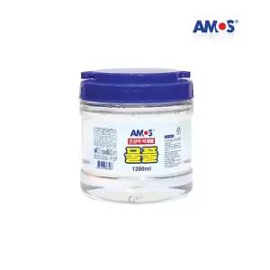 대용량 물풀 1200ml 1P 슬라임풀 액체풀 액괴 액체풀 아모스 투명풀 제 슬라임 접착 물풀 목공용