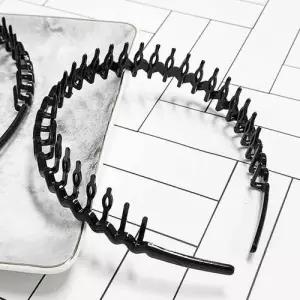 머리띠 업 헤어밴드 여성 플라스틱 웨이브 머리띠 WECA966